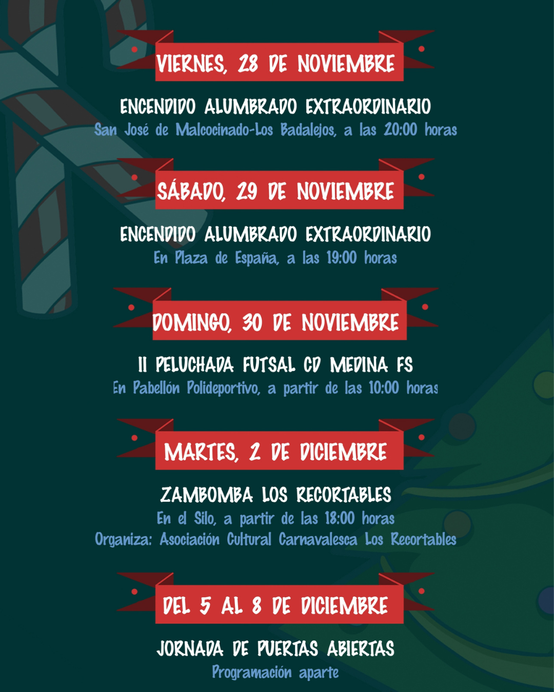 PROGRAMACIÓN DE NAVIDAD 2025